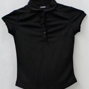 NWT chaps black uniform top UPF 50 size 6